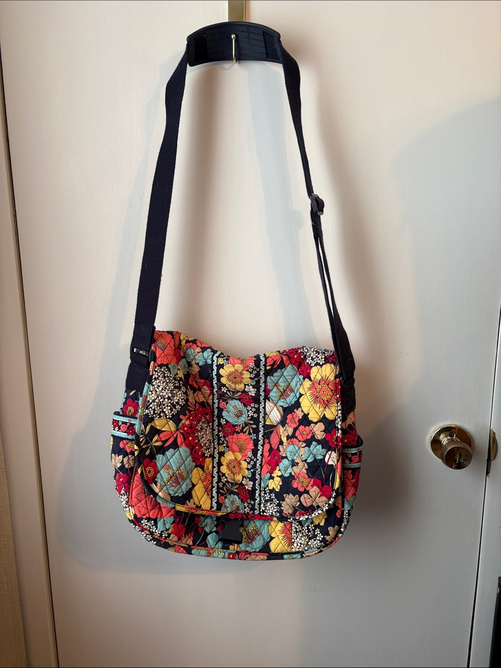 Vera Bradley Multicolor Floral Quilted Crossbody Bag